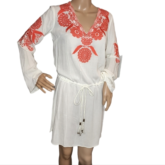NWT ark & co embroidered flowy dress - Picture 6 of 16